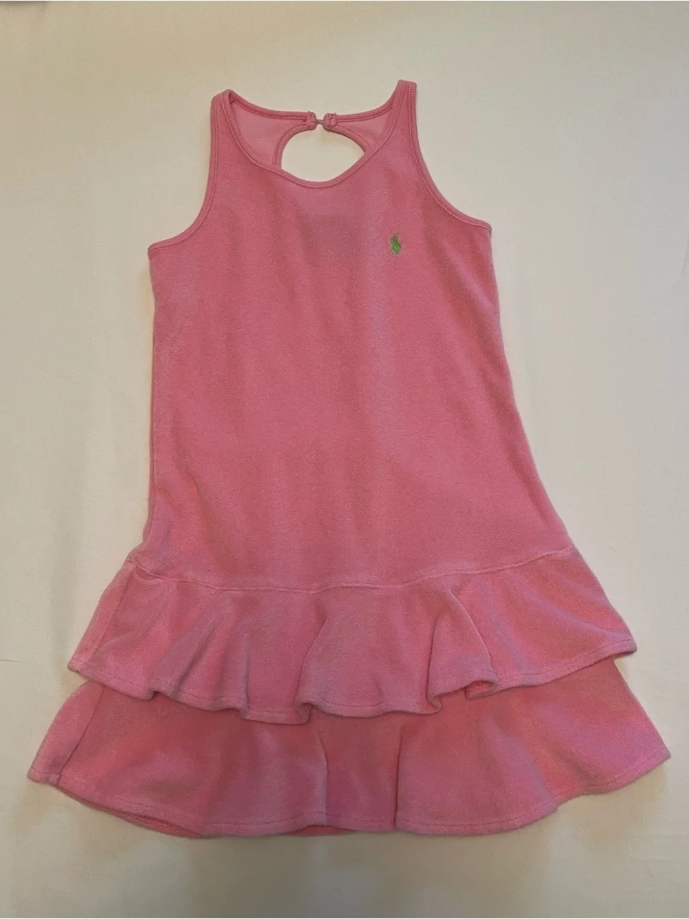 Ralph Lauren Pink Ruffle Swim Cover-up